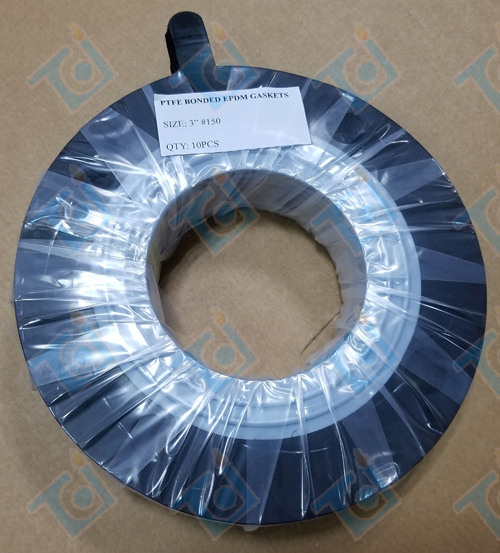  PTFE bonded EPDM GASKETS (3" 150LBS)